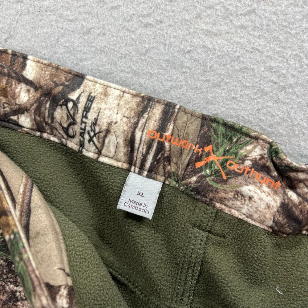 Carhartt Hunting Pants Mens XL Buckfield Realtree Xtra Camo Fleece Lined Outdoor
